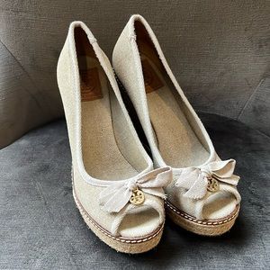 EUC Tory Burch espadrilles